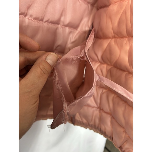 SPRINGFIELD Outerwear Pink Puffer Jacket Light Weight 42/L Soft Girl Coquette - Picture 6 of 8